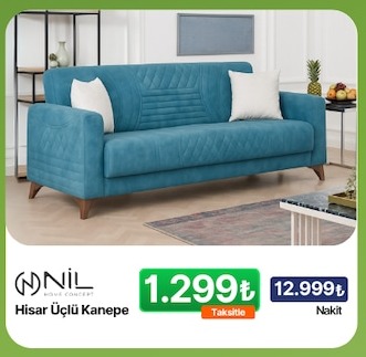Nil Home Concept Hisar Üçlü Kanepe