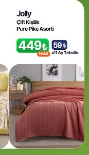 Jolly Çift Kişilik Pure Pike Asorti