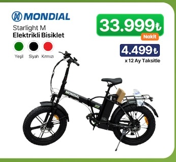 Mondial Starlight M Elektrikli Bisiklet