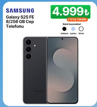 Samsung Galaxy S25 Fe 8/256 Gb Cep Telefonu
