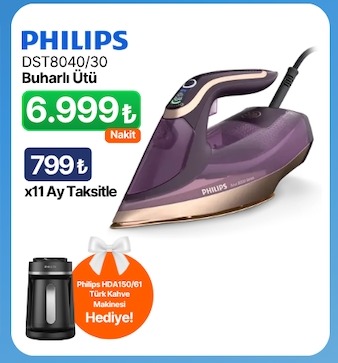 Philips Dst8040/30 Buharlı Ütü