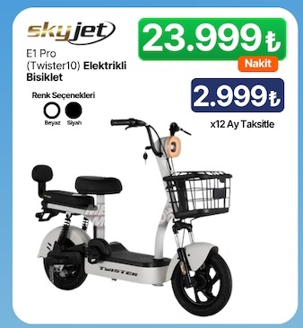 Skyjet E1 Pro (Twister10) Elektrikli Bisiklet
