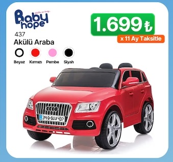 Baby Hope 437 Akülü Araba