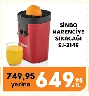Sinbo Narenciye Sıkacağı Sj-3145