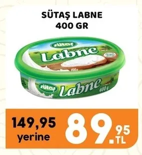 Sütaş Labne 400 Gr