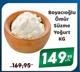 Boyacıoğlu Ömür Süzme Yoğurt Kg
