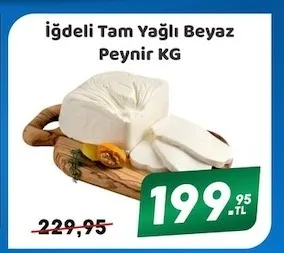İğdeli Tam Yağlı Beyaz Peynir Kg