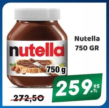 Nutella 750 Gr