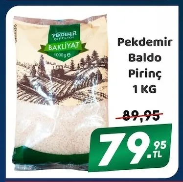 Pekdemir Baldo Pirinç 1 Kg