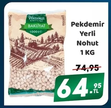 Pekdemir Yerli Nohut 1 Kg