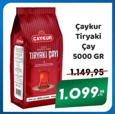 Çaykur Tiryaki Çay 5000 Gr
