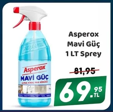 Asperox Mavi Güç 1 Lt Sprey