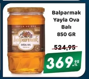 Balparmak Yayla Ova Balı 850 Gr