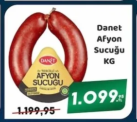 Danet Afyon Sucuğu Kg