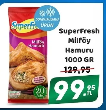 Superfresh Milföy Hamuru 1000 Gr
