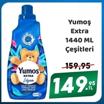 Yumoş Extra 1440 Ml Çeşitleri