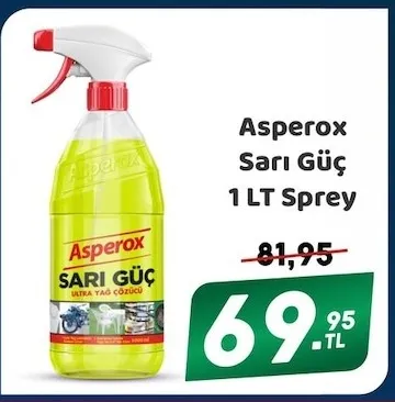 Asperox Sarı Güç 1 Lt Sprey
