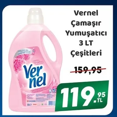 Vernel Çamaşır Yumuşatıcı 3 Lt Çeşitleri