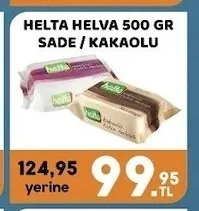Helta Helva 500 Gr Sade / Kakaolu