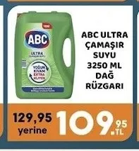 Abc Ultra Çamaşır Suyu 3250 Ml Dağ Rüzgarı