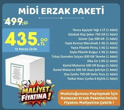 Midi Erzak Paketi