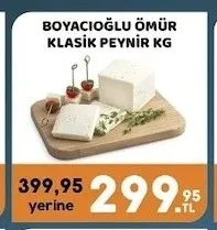 Boyacıoğlu Ömür Klasik Peynir Kg