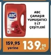 Abc Çamaşır Yumuşatıcı 5 Lt Çeşitleri