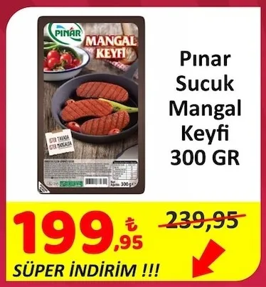 Pınar Sucuk Mangal Keyfi 300 Gr