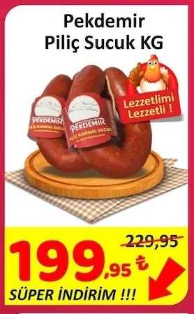 Pekdemir Piliç Sucuk Kg