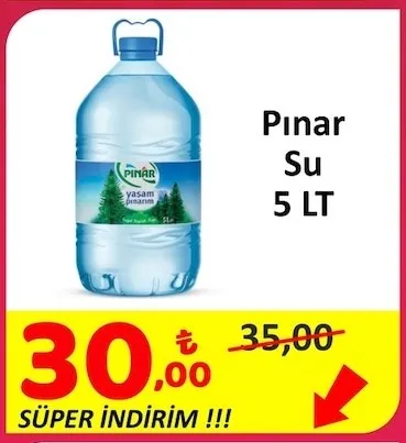 Pınar Su 5 Lt