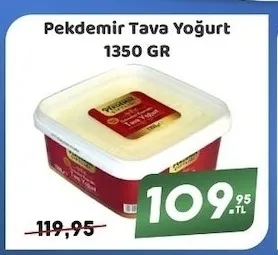 Pekdemir Tava Yoğurt 1350 Gr