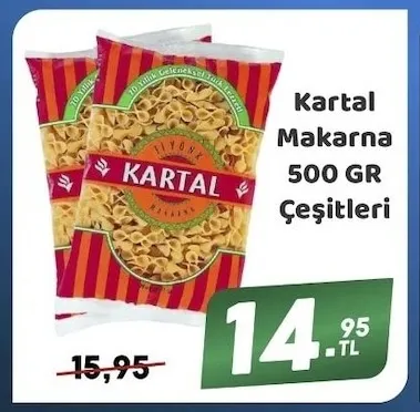 Kartal Makarna 500 Gr Çeşitleri