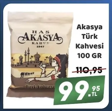 Akasya Türk Kahvesi 100 Gr