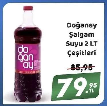 Doğanay Şalgam Suyu 2 Lt Çeşitleri