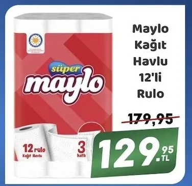 Maylo Kağıt Havlu 12'Li Rulo