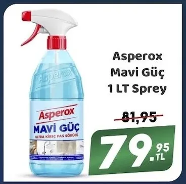 Asperox Mavi Güç 1 Lt Sprey