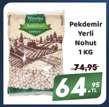 Pekdemir Yerli Nohut 1 Kg