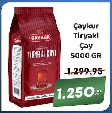 Çaykur Tiryaki Çay 5000 Gr