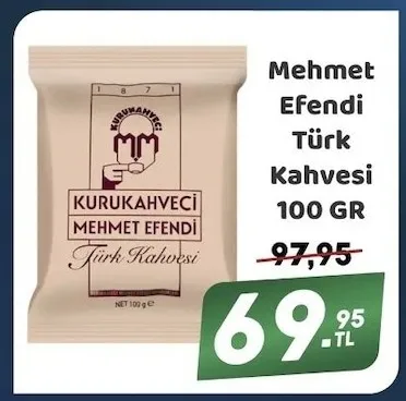 Mehmet Efendi Türk Kahvesi 100 Gr