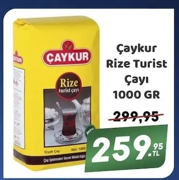 Çaykur Rize Turist Çayı 1000 Gr