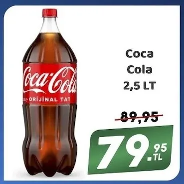 Coca Cola 2,5 Lt