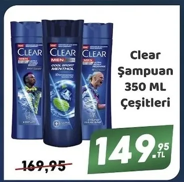 Clear Şampuan 350 Ml Çeşitleri