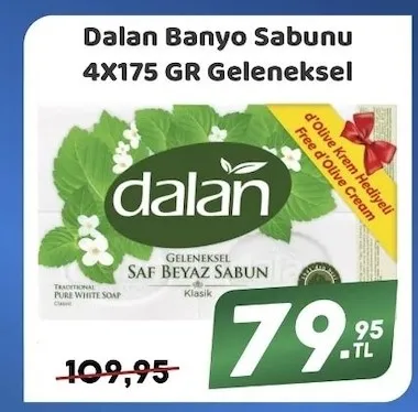 Dalan Banyo Sabunu 4X175 Gr Geleneksel