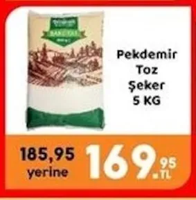Pekdemir Toz Şeker 5 Kg