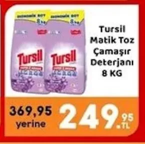Tursil Matik Toz Çamaşır Deterjanı 8 Kg