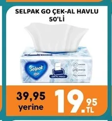 Selpak Go Çek-Al Havlu 50'Li