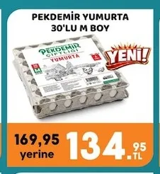 Pekdemir Yumurta 30'Lu M Boy