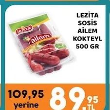 Lezita Sosis Ailem Kokteyl 500 Gr