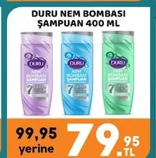 Duru Nem Bombası Şampuan 400 Ml