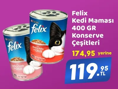Felix Kedi Maması 400 Gr Konserve Çeşitleri
